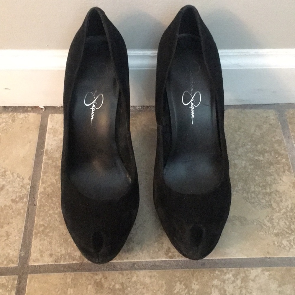 Jessica Simpson Black Heels